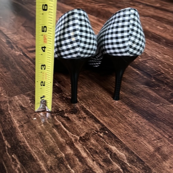 Rampage Pointy Toe Gingham Heel - Picture 4 of 6